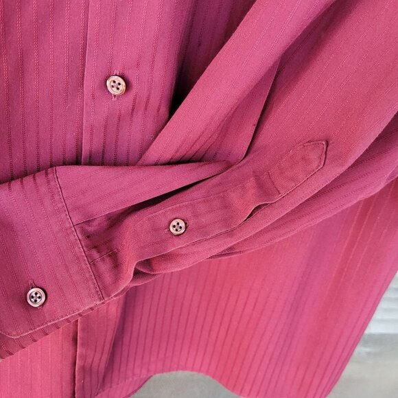 Men's Van Heusen Ultra Wrinkle Free Regular Fit Dress Shirt Sz XL - Picture 3 of 9